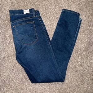 Hudson Krista Super Skinny Blue Wash Denim Jeans size 25 MINT